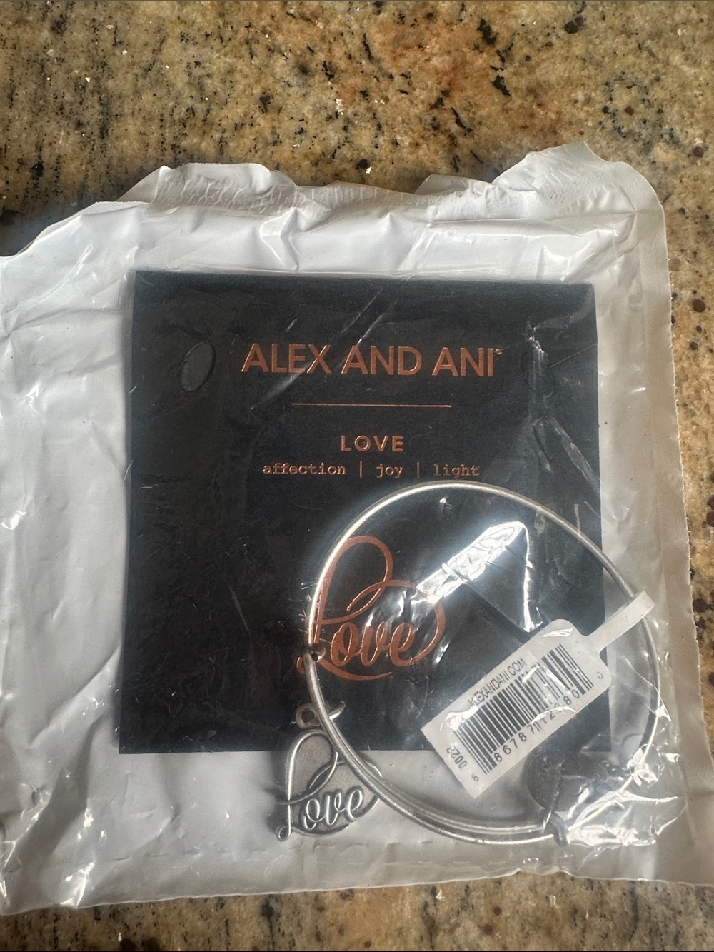 Alex and Ani LOVE bangle - NWT